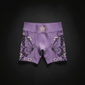 TITAN Women's Postpartum Recovery Compression Shorts - Lavender Butterfly Crown Edition