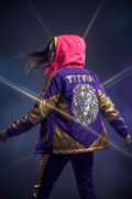 TITAN Women's Purple Windbreaker