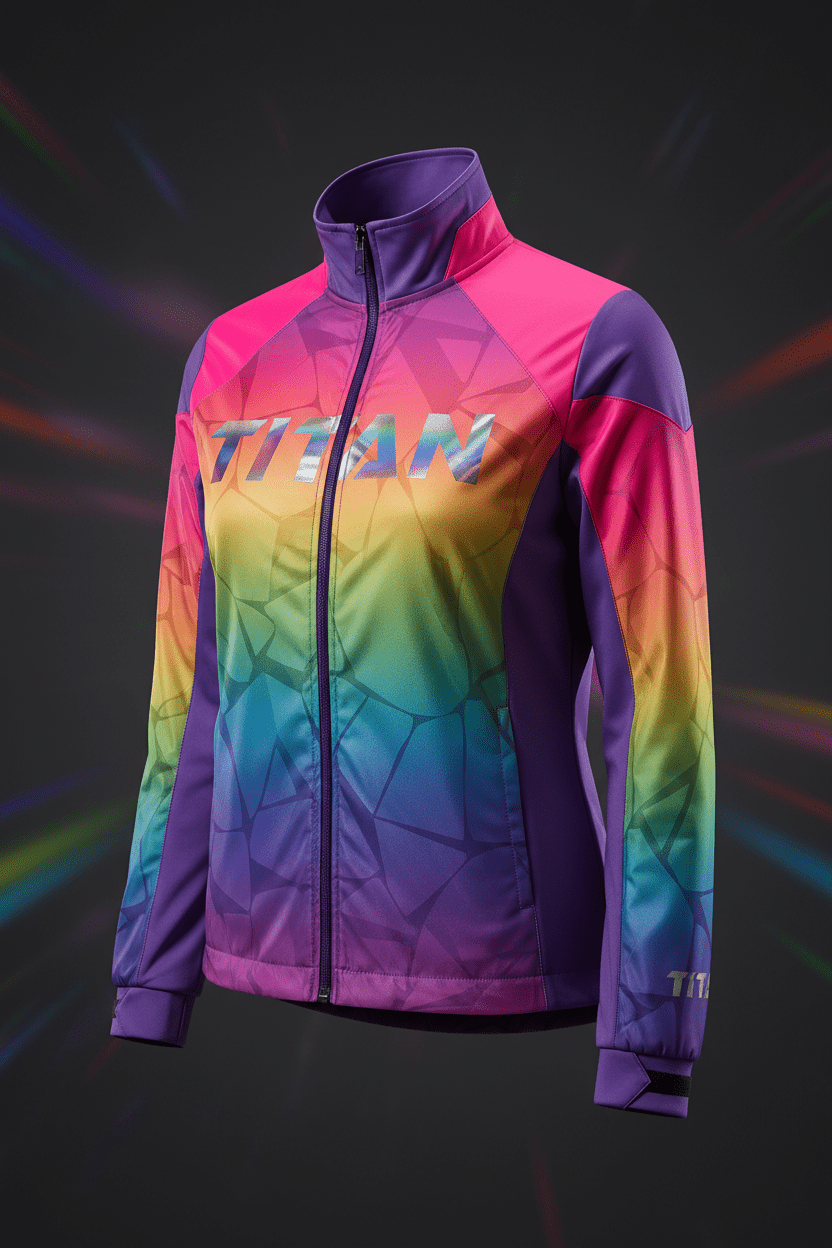 TITAN Women's Rainbow Gradient Jacket