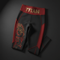 TITAN Women's Slimming Compression Leggings - Crimson Dragon Crown Edition