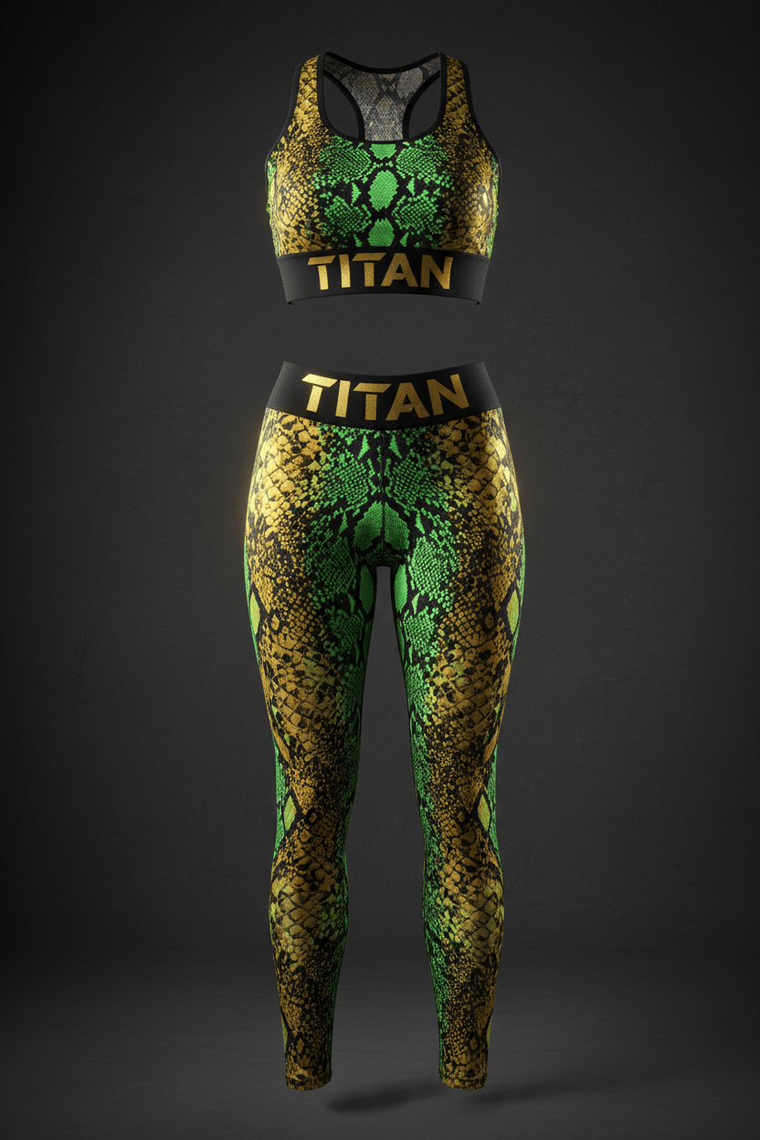 TITAN Women's Snake Skin Matching Set