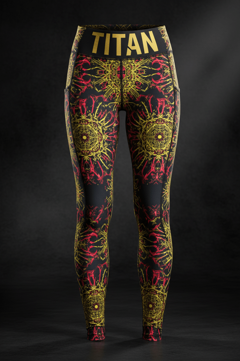 TITAN Women's Tibetan Mandala Leggings