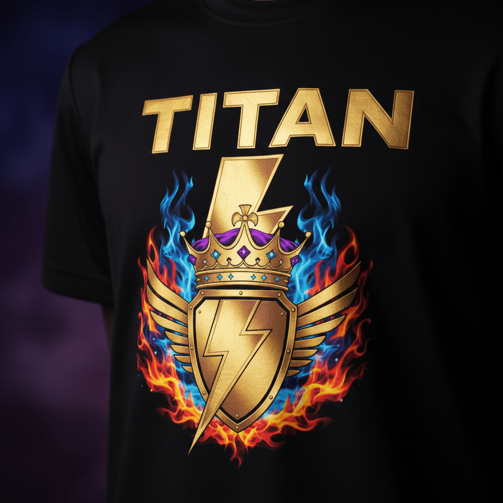TITAN Youth Training T-Shirt — Detail